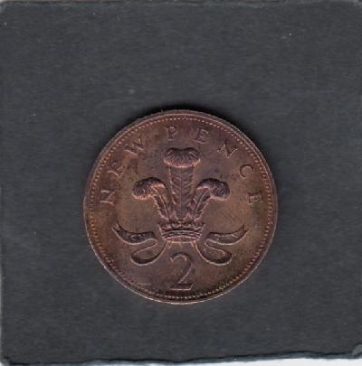 Beschrijving: 2 Pence ELIZABETH II  